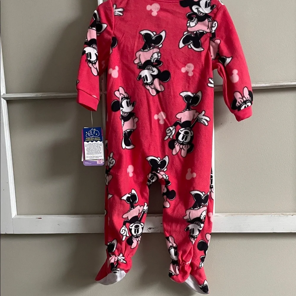Disney Minnie Mouse Pink Kids Footie